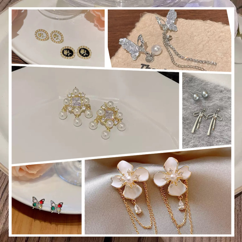 S925 & 18k Gold Plated Zirconia Earrings Collection | Elegant Dangle Earrings for Women｜Amher Studio