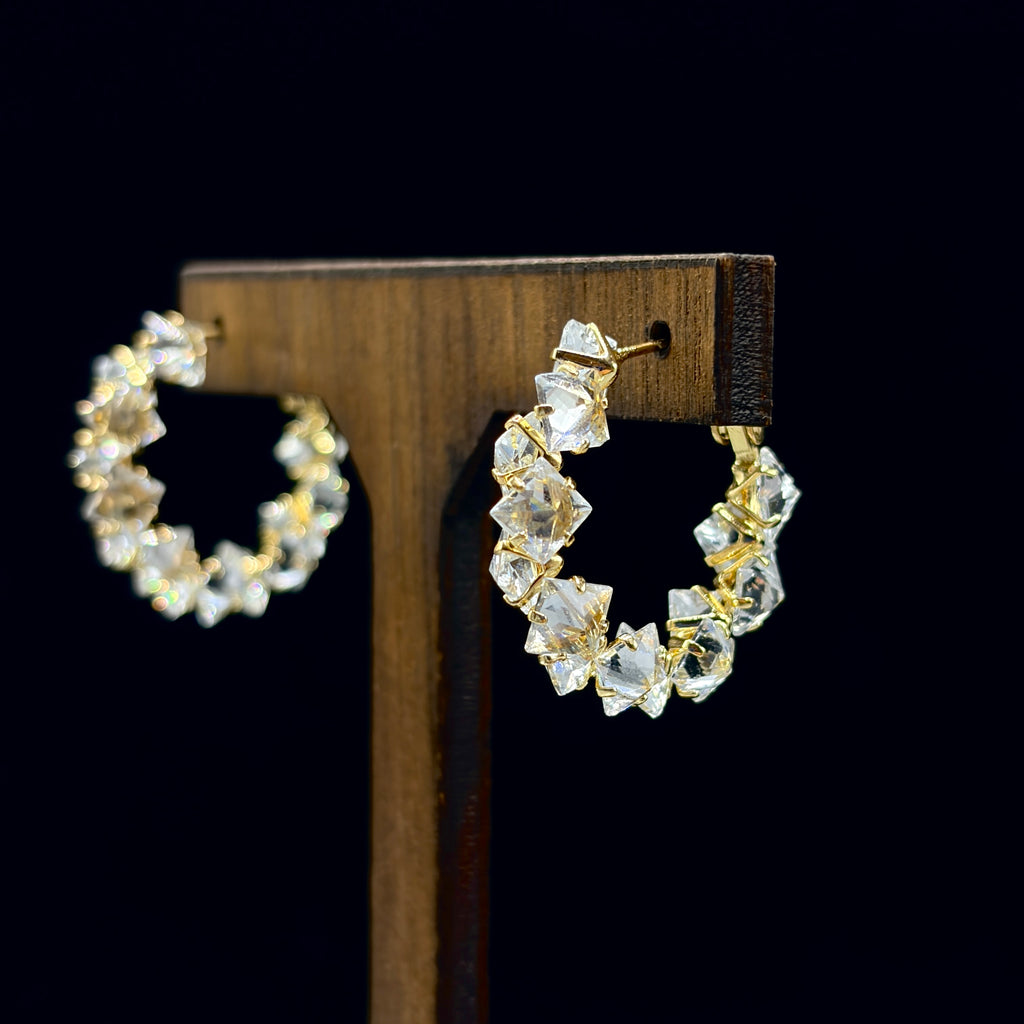 S925 & 18k Gold Plated Zirconia Earrings Collection | Elegant Dangle Earrings for Women｜Amher Studio