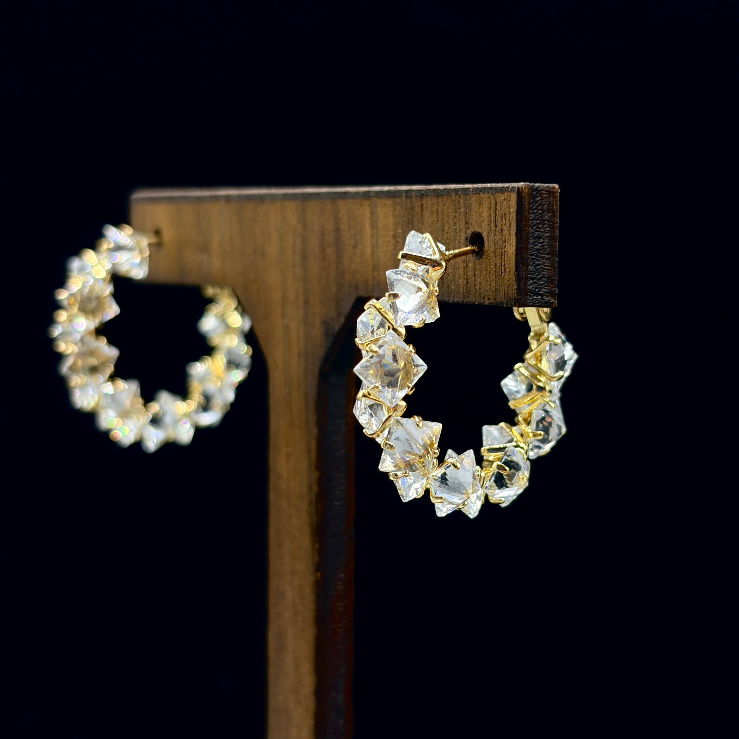 S925 & 18k Gold Plated Zirconia Earrings Collection | Elegant Dangle Earrings for Women｜Amher Studio