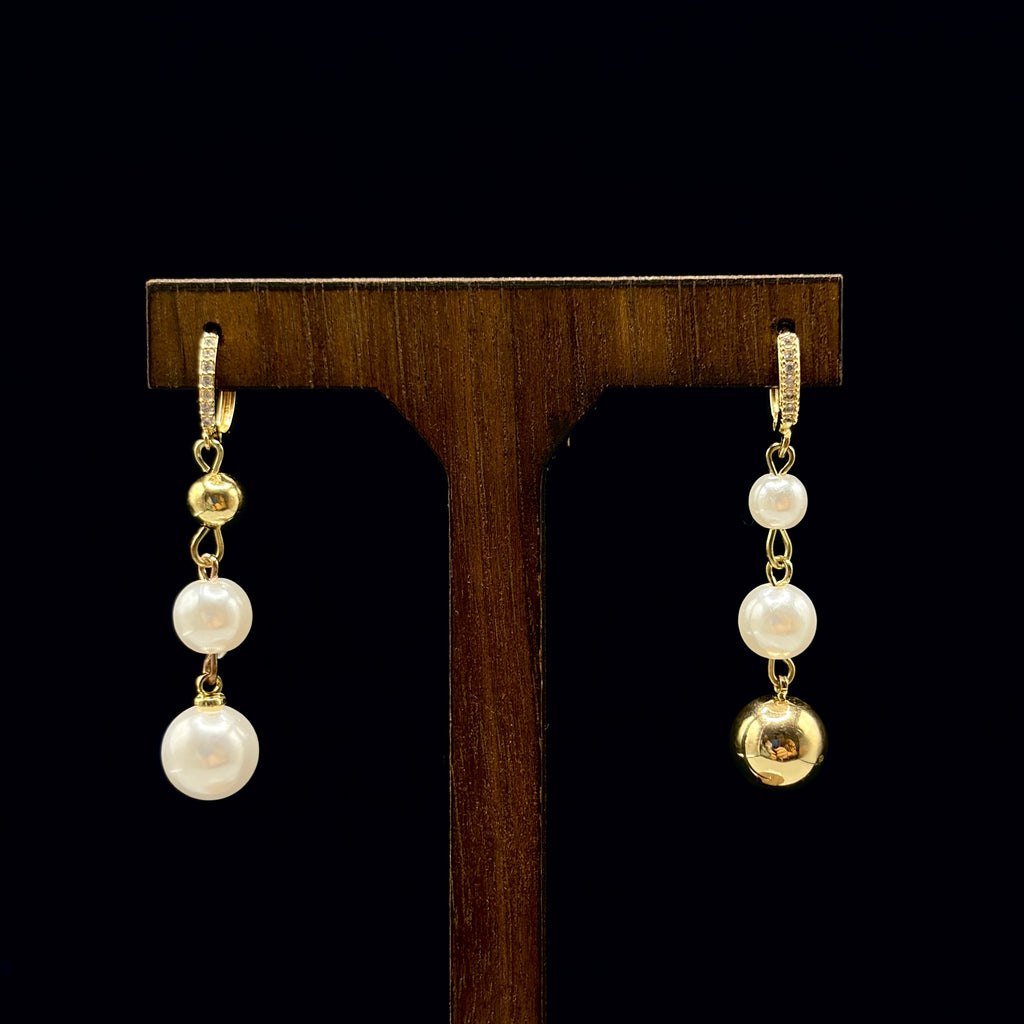 S925 & 18k Gold Plated Zirconia Earrings Collection | Elegant Dangle Earrings for Women｜Amher Studio