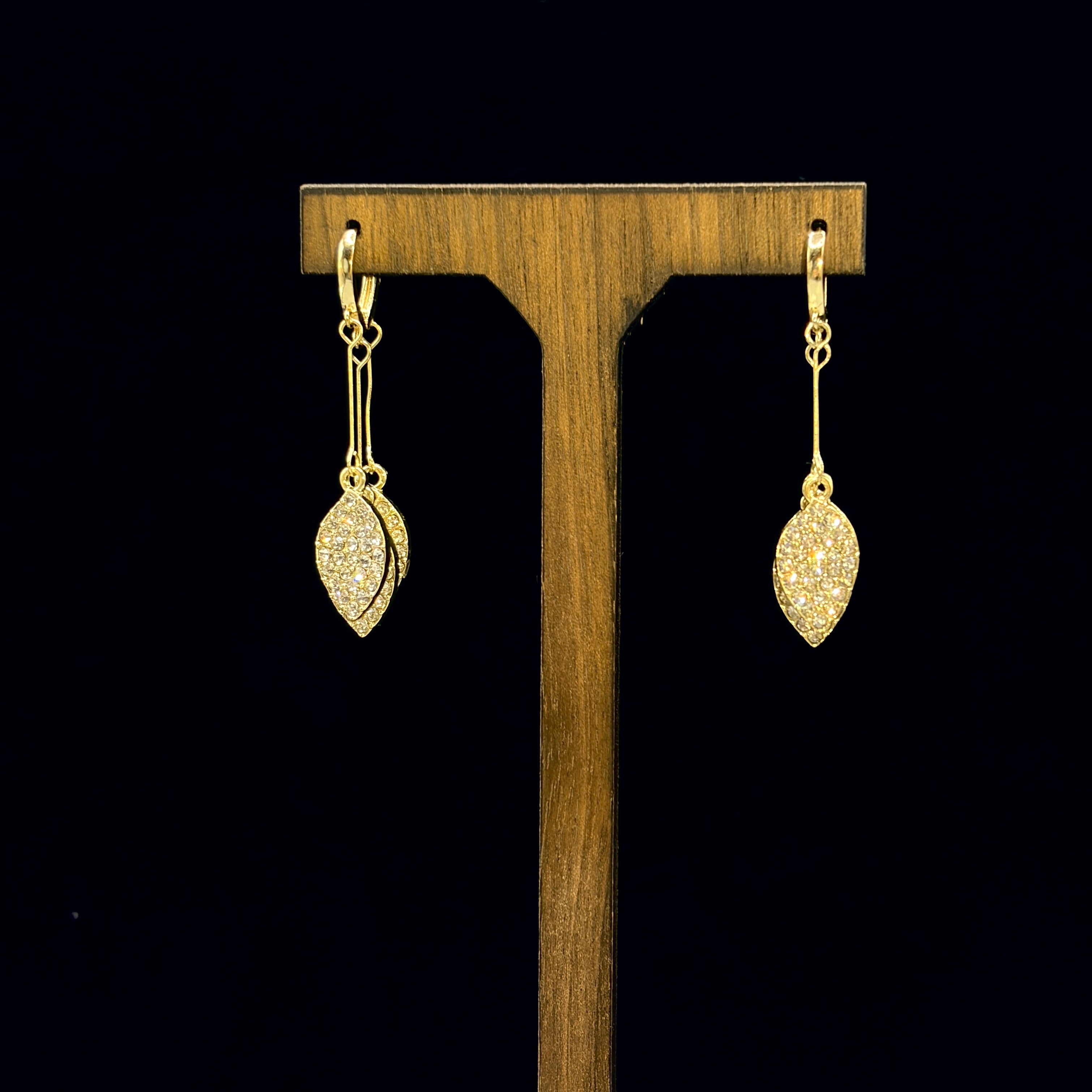 S925 & 18k Gold Plated Zirconia Earrings Collection | Elegant Dangle Earrings for Women｜Amher Studio