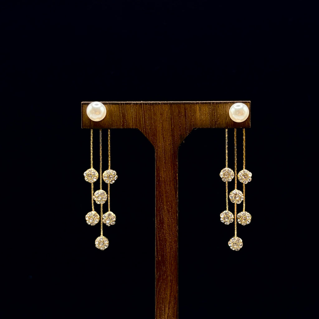 S925 & 18k Gold Plated Zirconia Earrings Collection | Elegant Dangle Earrings for Women｜Amher Studio