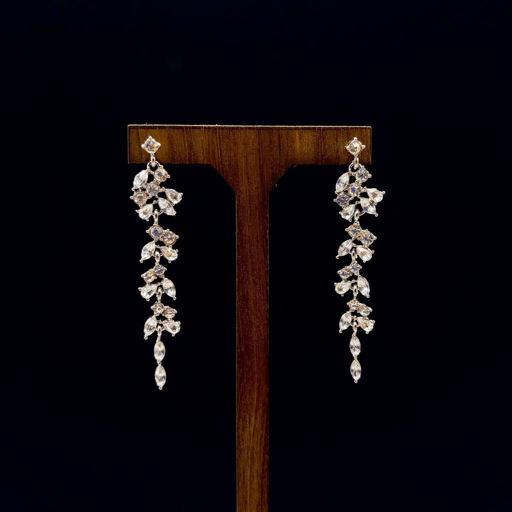 S925 & 18k Gold Plated Zirconia Earrings Collection | Elegant Dangle Earrings for Women｜Amher Studio