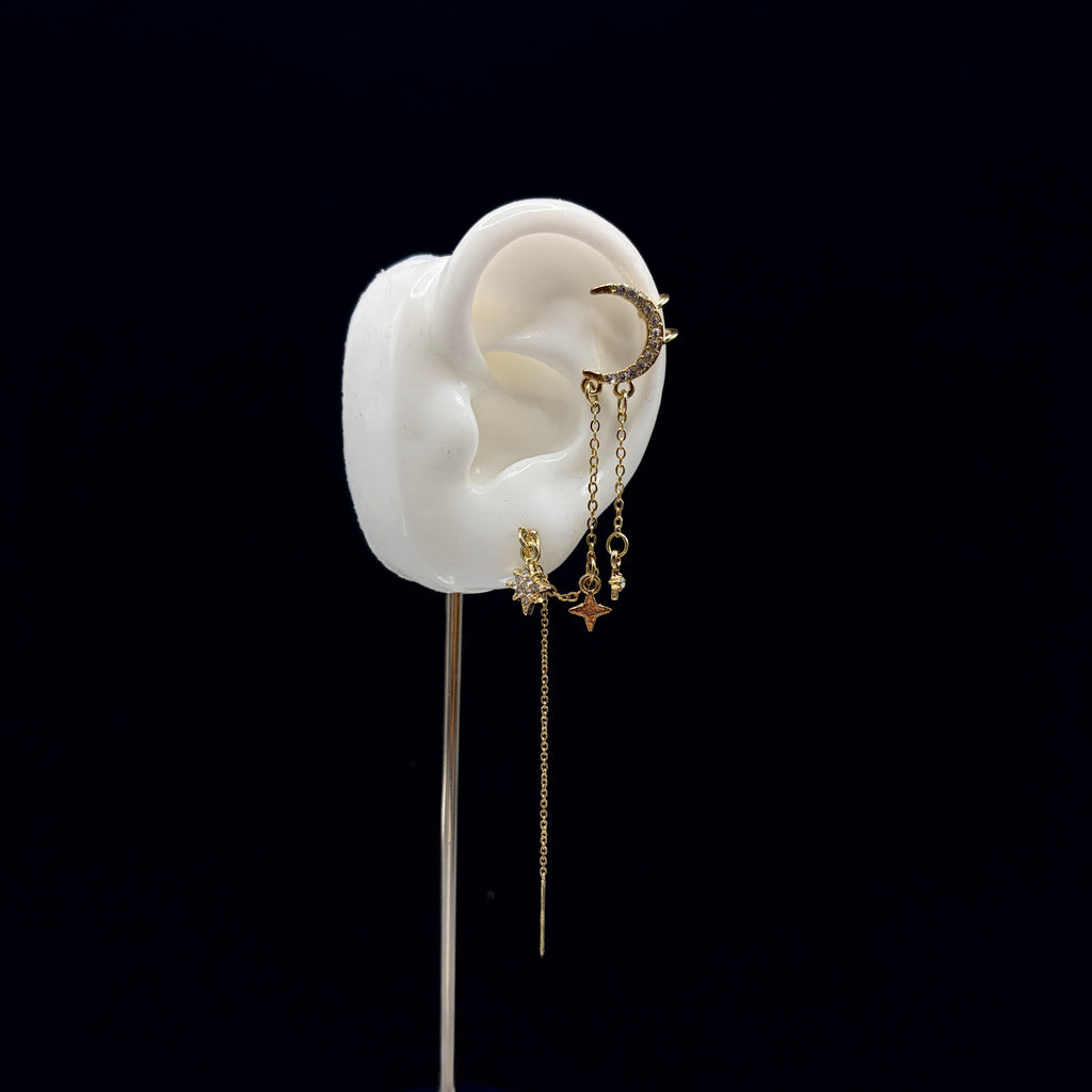 S925 & 18k Gold Plated Zirconia Earrings Collection | Elegant Dangle Earrings for Women｜Amher Studio