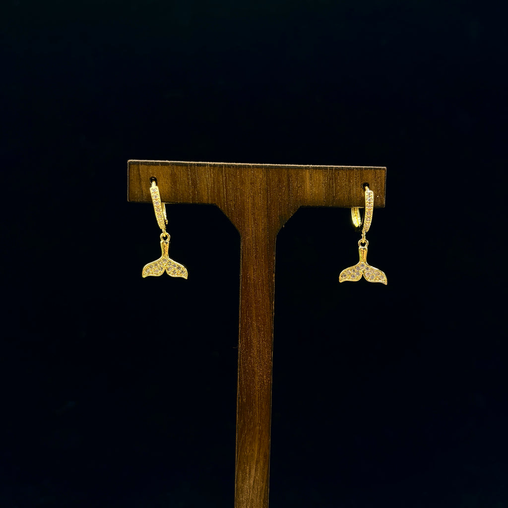 S925 & 18k Gold Plated Zirconia Earrings Collection | Elegant Dangle Earrings for Women｜Amher Studio