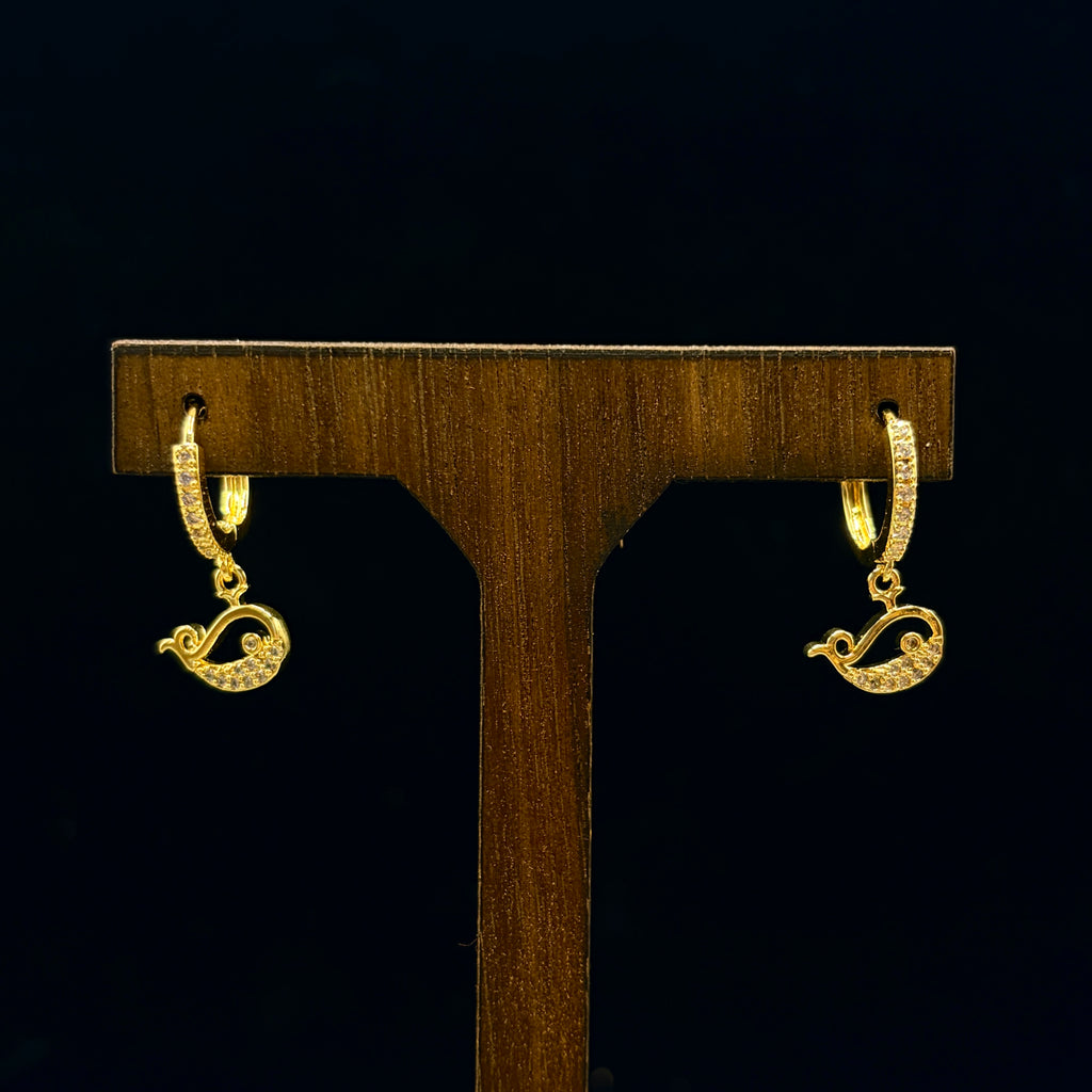 S925 & 18k Gold Plated Zirconia Earrings Collection | Elegant Dangle Earrings for Women｜Amher Studio