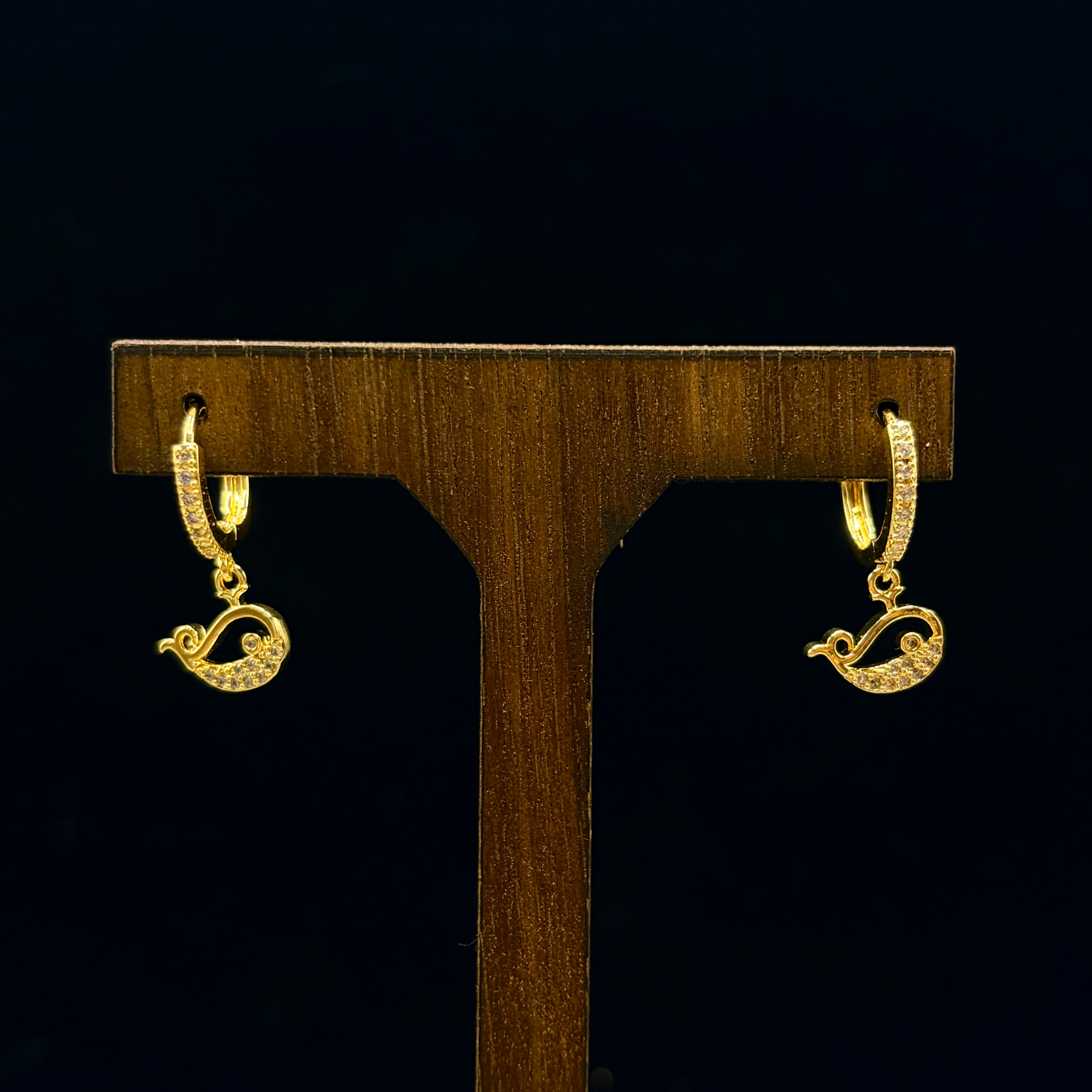 S925 & 18k Gold Plated Zirconia Earrings Collection | Elegant Dangle Earrings for Women｜Amher Studio