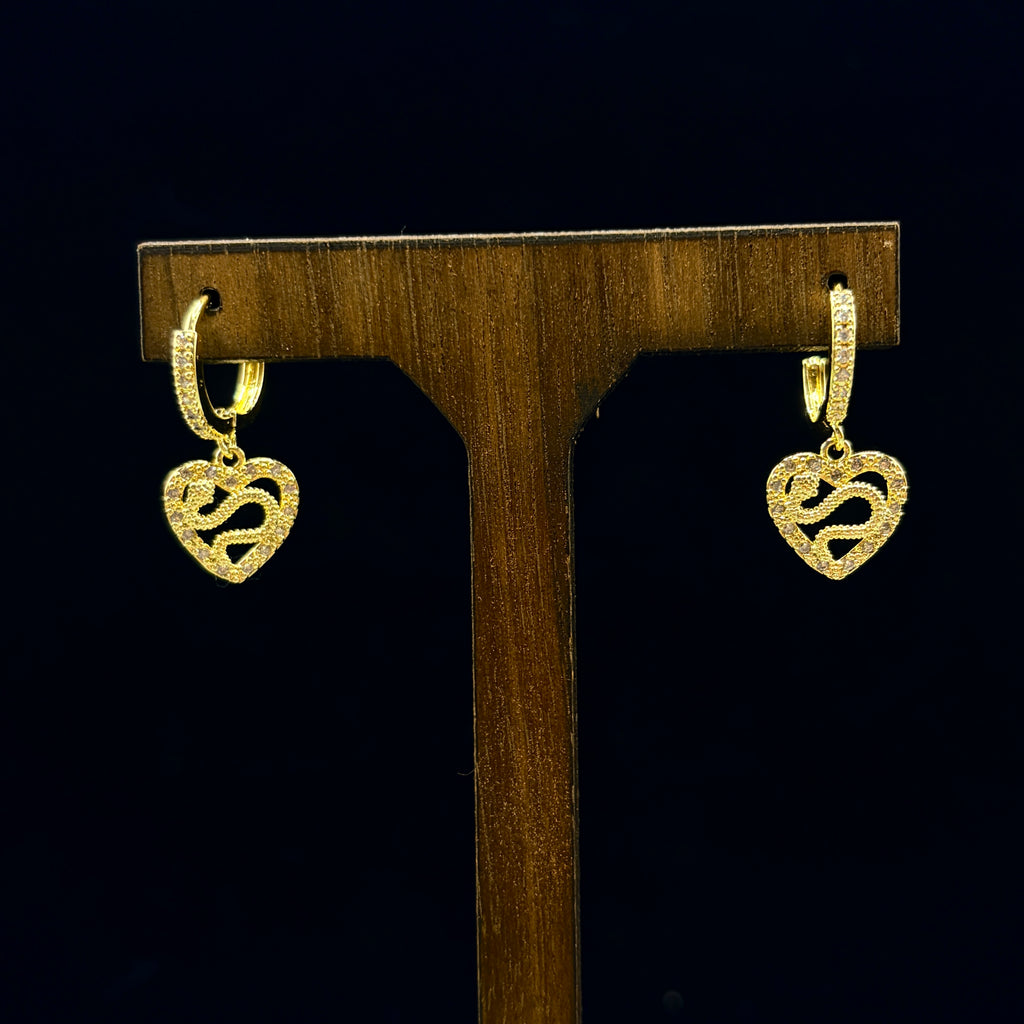 S925 & 18k Gold Plated Zirconia Earrings Collection | Elegant Dangle Earrings for Women｜Amher Studio