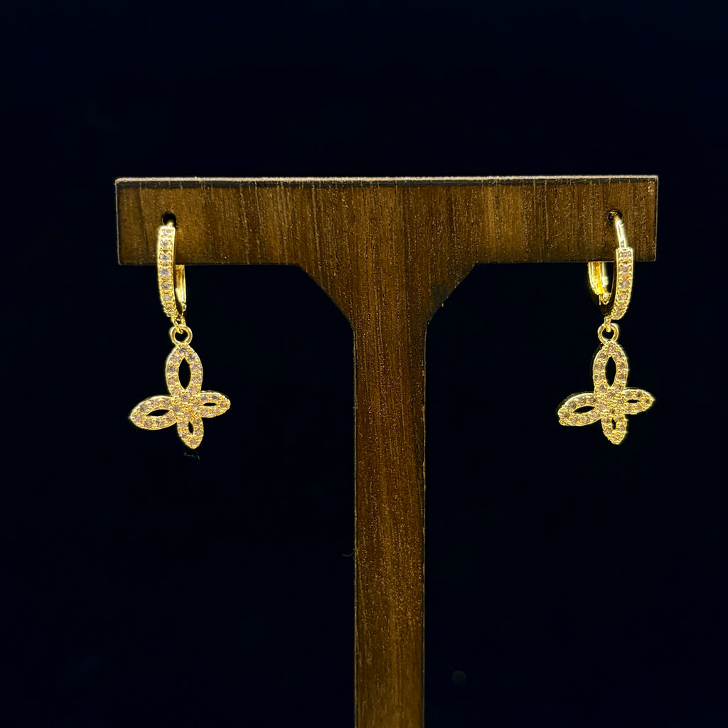 S925 & 18k Gold Plated Zirconia Earrings Collection | Elegant Dangle Earrings for Women｜Amher Studio