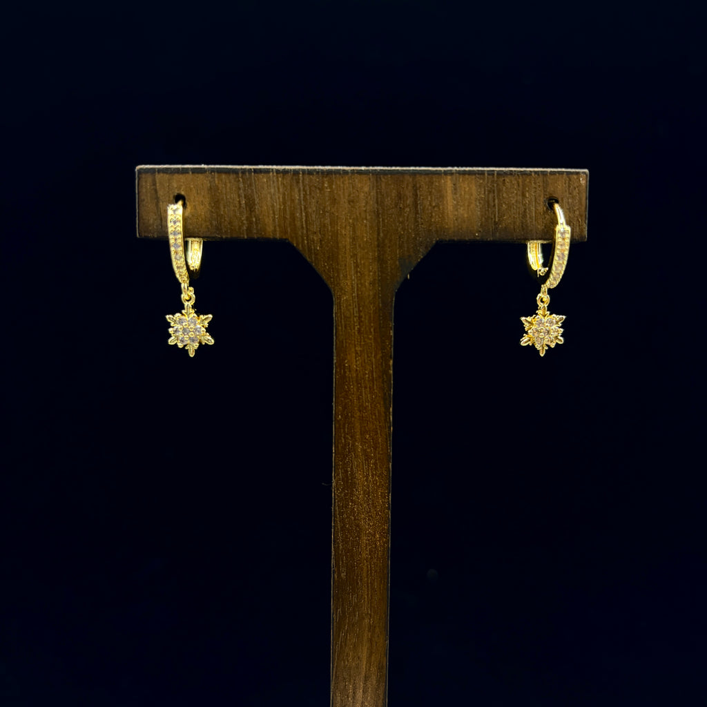 S925 & 18k Gold Plated Zirconia Earrings Collection | Elegant Dangle Earrings for Women｜Amher Studio