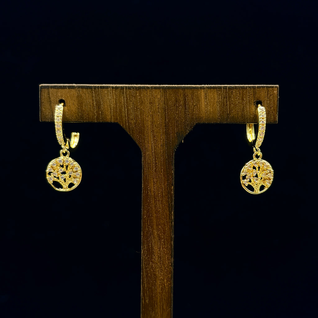 S925 & 18k Gold Plated Zirconia Earrings Collection | Elegant Dangle Earrings for Women｜Amher Studio