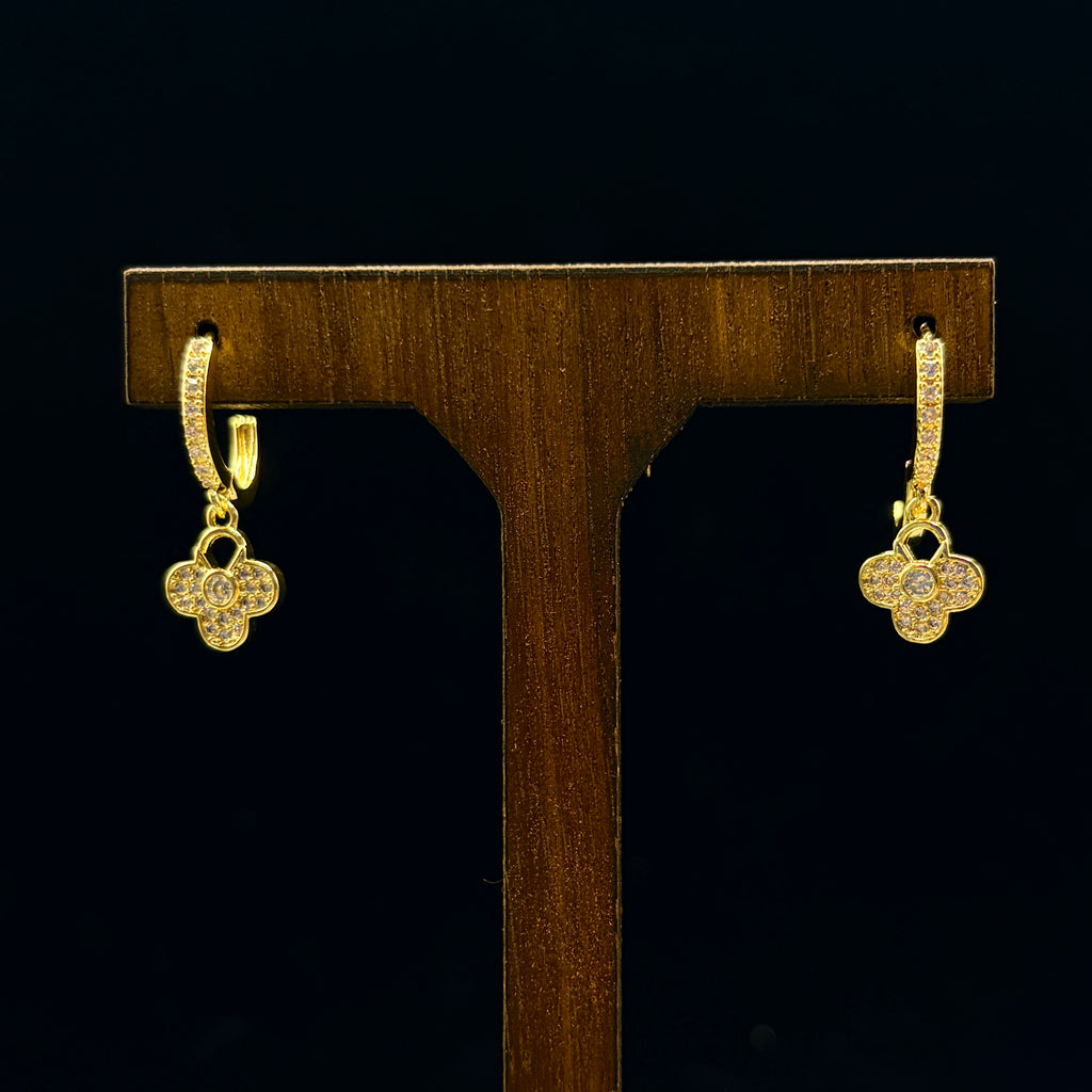 S925 & 18k Gold Plated Zirconia Earrings Collection | Elegant Dangle Earrings for Women｜Amher Studio