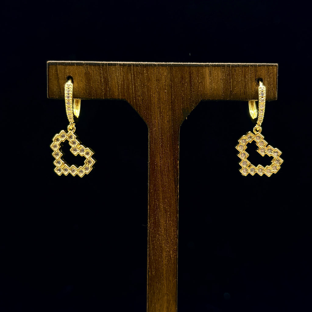 S925 & 18k Gold Plated Zirconia Earrings Collection | Elegant Dangle Earrings for Women｜Amher Studio