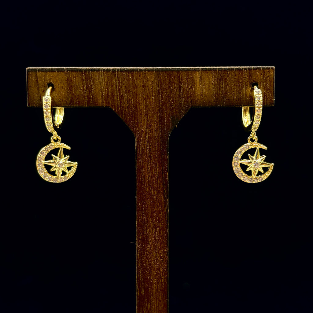 S925 & 18k Gold Plated Zirconia Earrings Collection | Elegant Dangle Earrings for Women｜Amher Studio