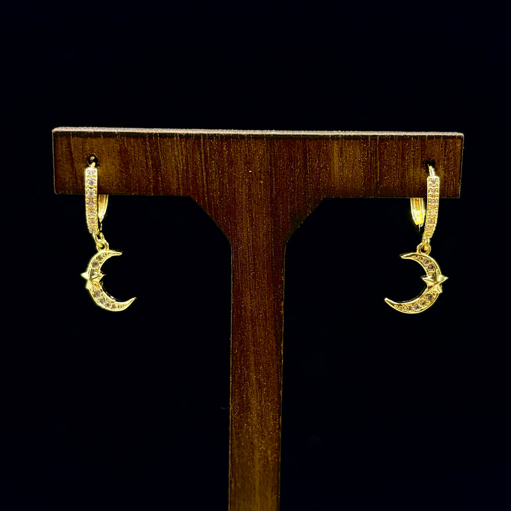 S925 & 18k Gold Plated Zirconia Earrings Collection | Elegant Dangle Earrings for Women｜Amher Studio