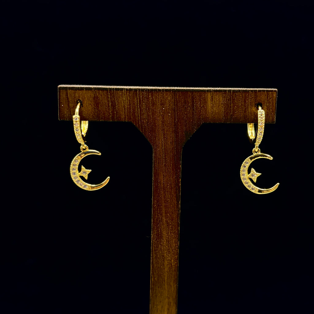 S925 & 18k Gold Plated Zirconia Earrings Collection | Elegant Dangle Earrings for Women｜Amher Studio